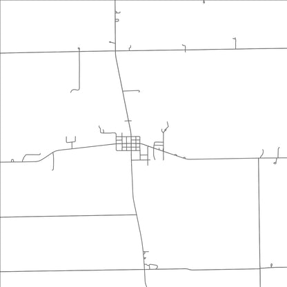 ROAD MAP OF UNIOPOLIS, OHIO BY MAPBAKES