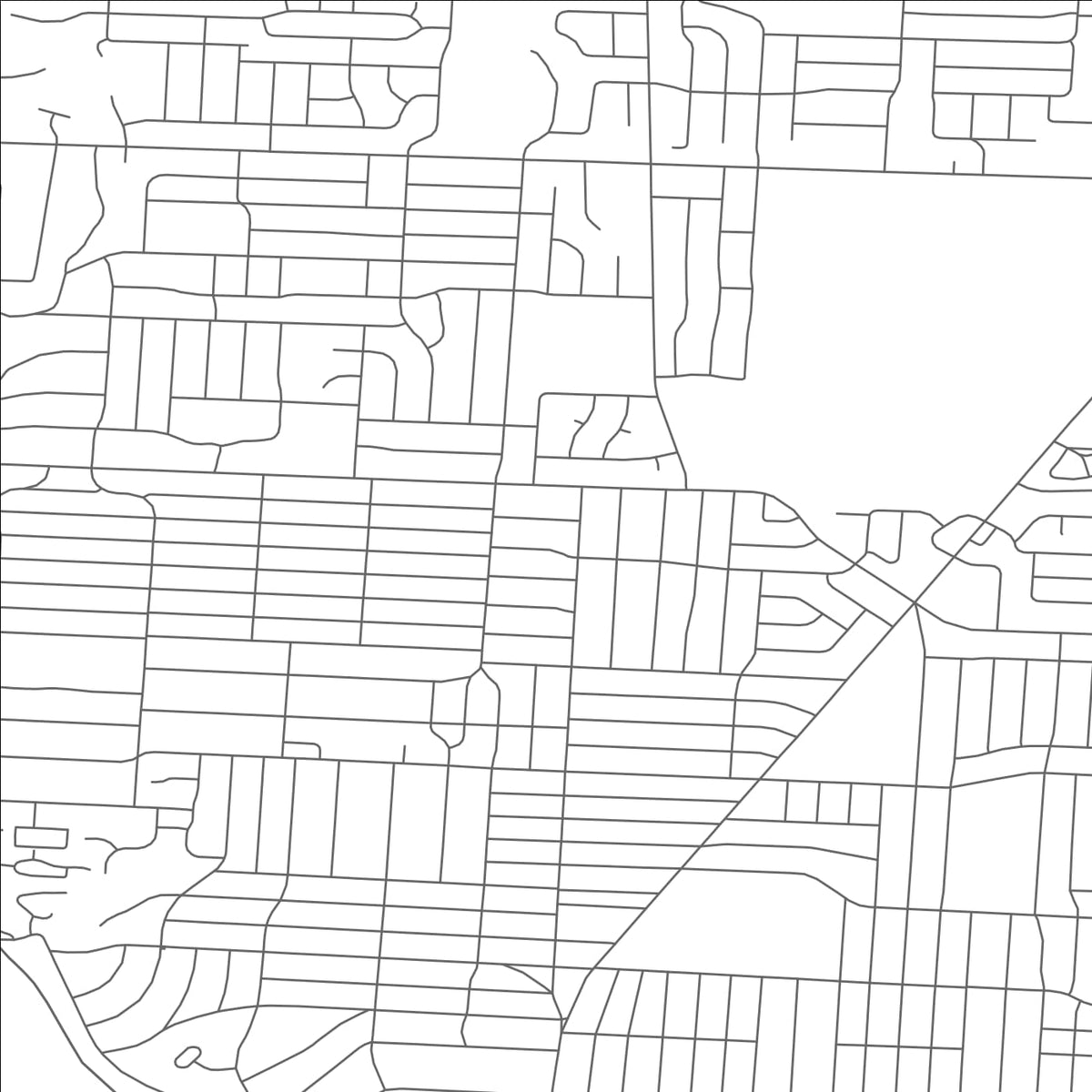 ROAD MAP OF UPPER ARLINGTON, OHIO BY MAPBAKES