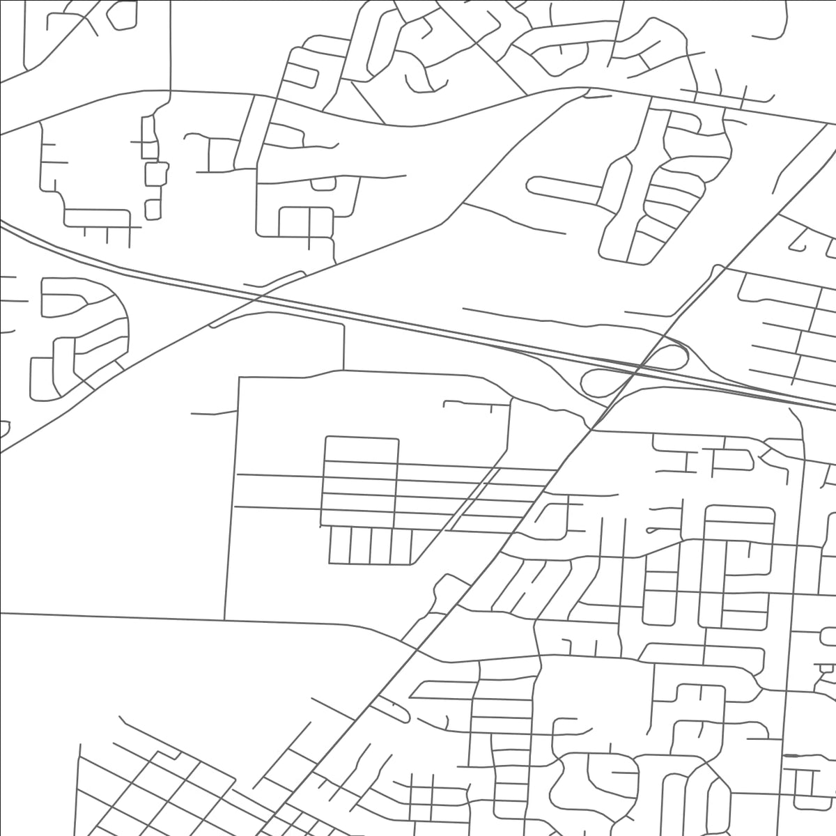 ROAD MAP OF URBANCREST, OHIO BY MAPBAKES