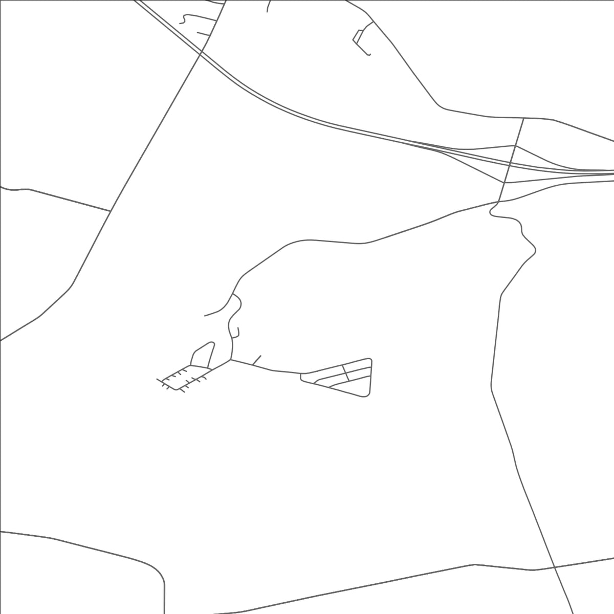 ROAD MAP OF VALLEY HI, OHIO BY MAPBAKES
