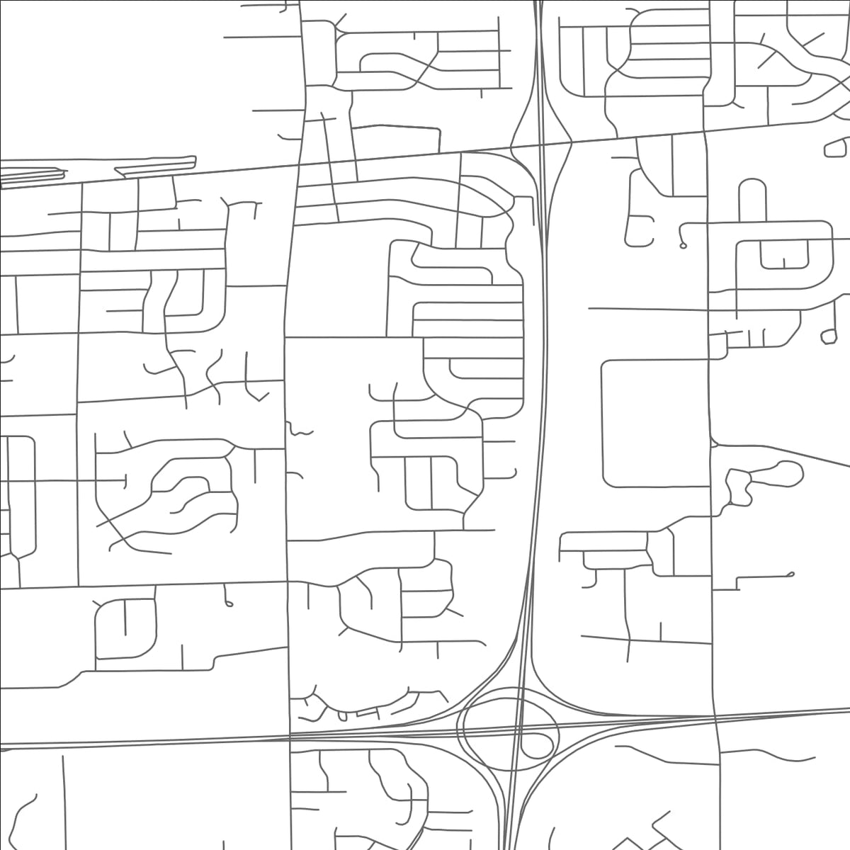 ROAD MAP OF VANDALIA, OHIO BY MAPBAKES