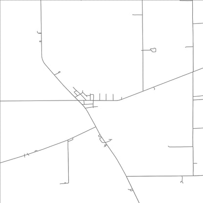 ROAD MAP OF VAUGHNSVILLE, OHIO BY MAPBAKES