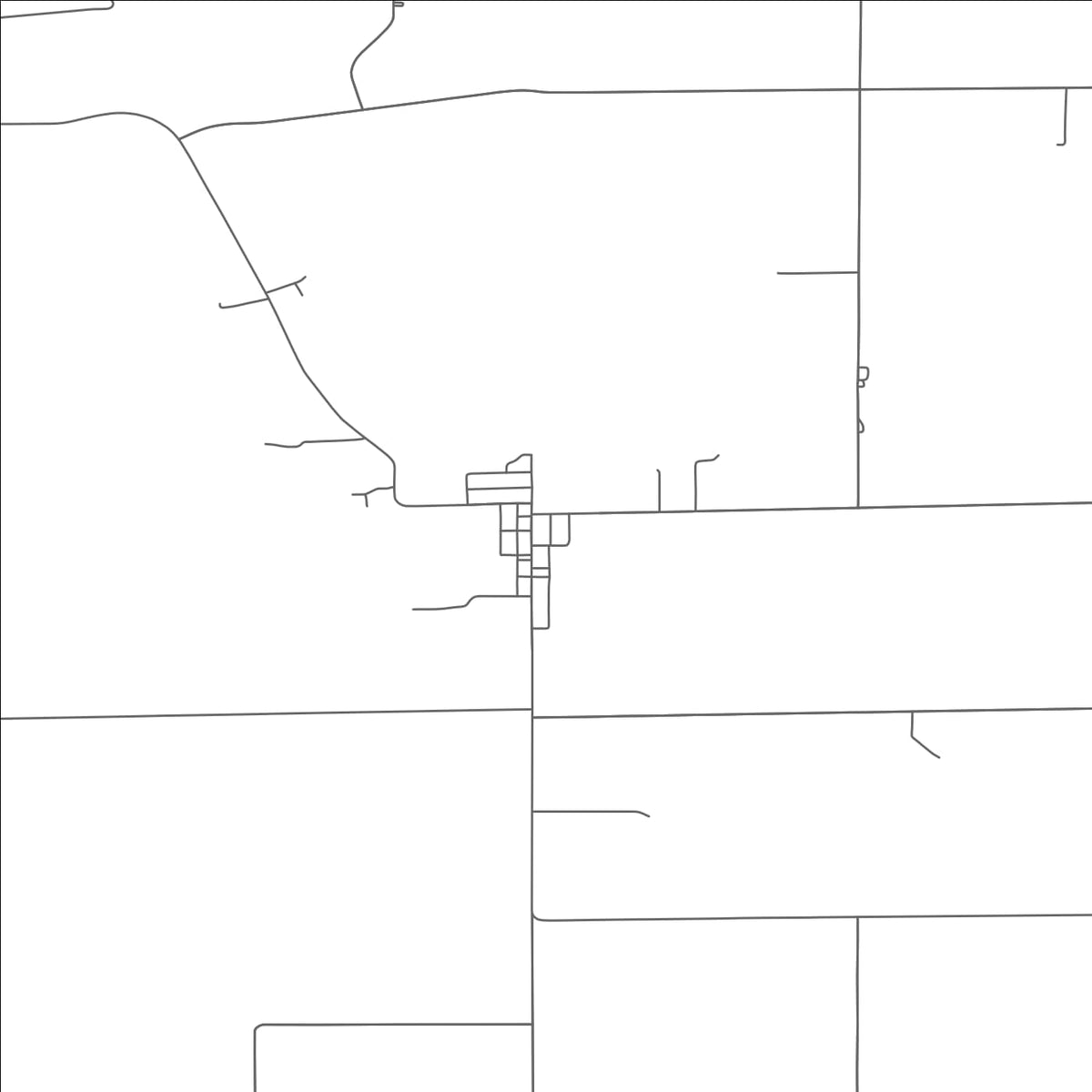 ROAD MAP OF VENEDOCIA, OHIO BY MAPBAKES