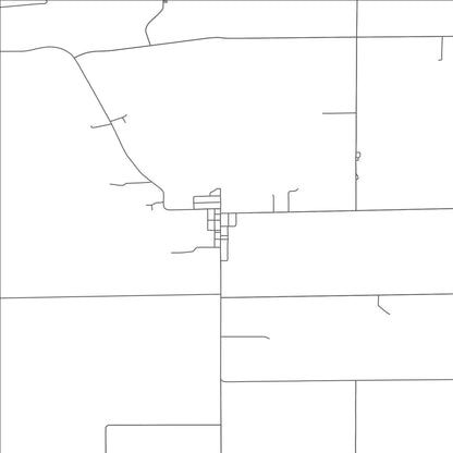 ROAD MAP OF VENEDOCIA, OHIO BY MAPBAKES