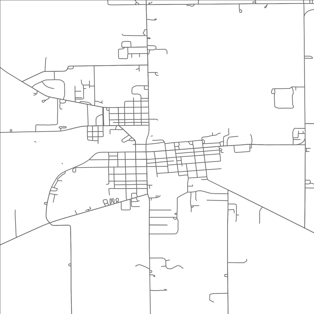 ROAD MAP OF VERSAILLES, OHIO BY MAPBAKES