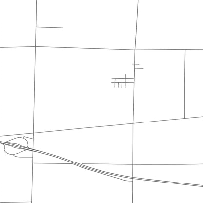 ROAD MAP OF VICKERY, OHIO BY MAPBAKES