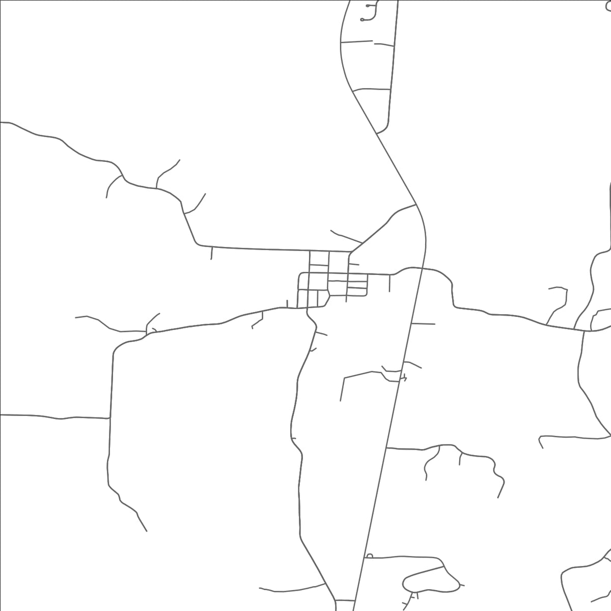 ROAD MAP OF VINCENT, OHIO BY MAPBAKES