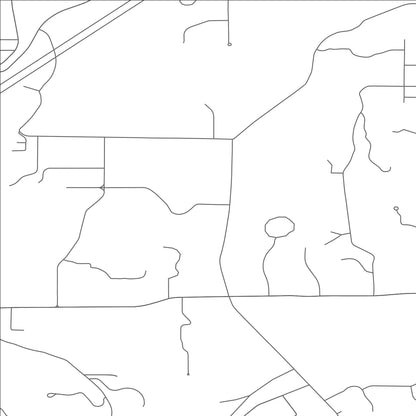 ROAD MAP OF WAITE HILL, OHIO BY MAPBAKES