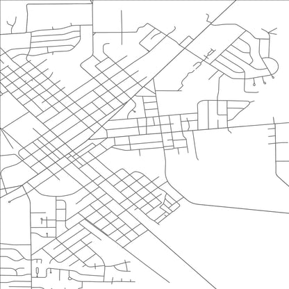 ROAD MAP OF WASHINGTON COURT HOUSE, OHIO BY MAPBAKES