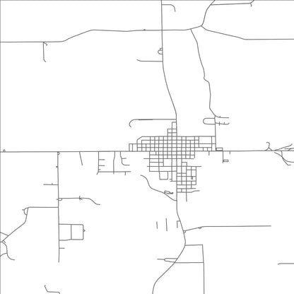 ROAD MAP OF WEST ALEXANDRIA, OHIO BY MAPBAKES