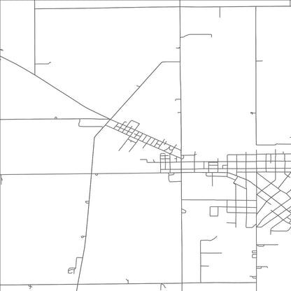 ROAD MAP OF WEST LEIPSIC, OHIO BY MAPBAKES