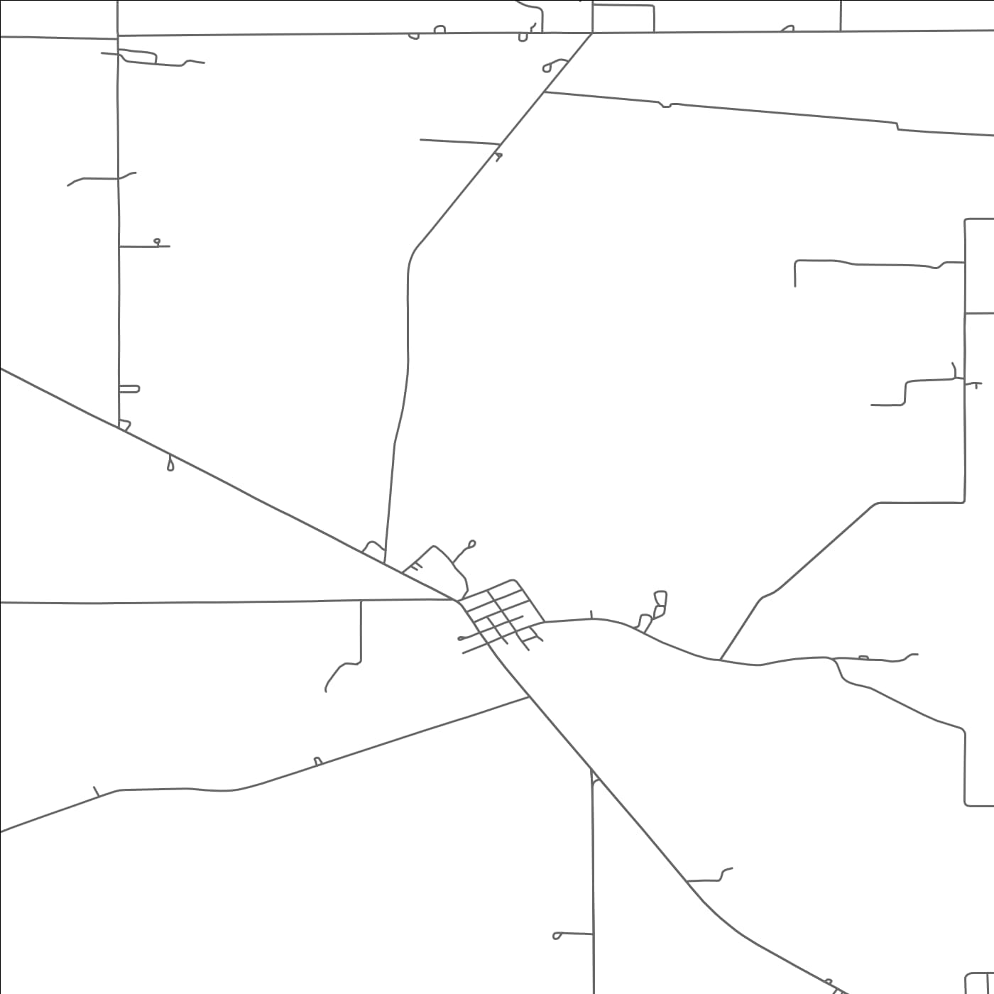 ROAD MAP OF WESTMINSTER, OHIO BY MAPBAKES