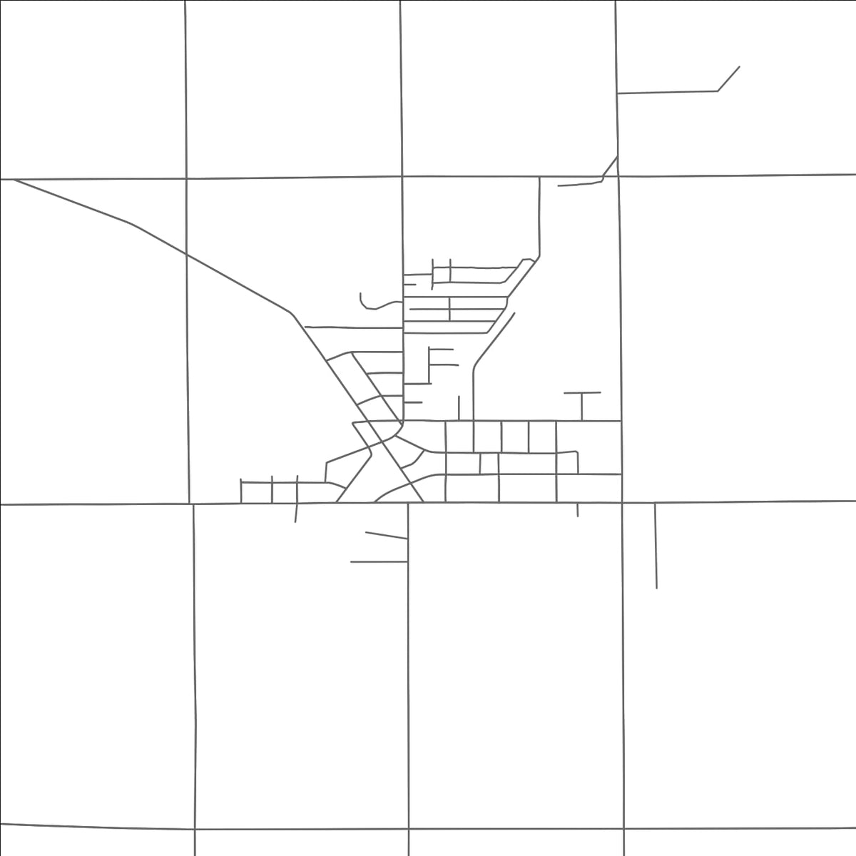 ROAD MAP OF WESTON, OHIO BY MAPBAKES