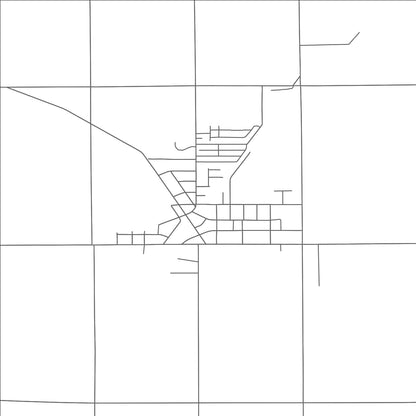 ROAD MAP OF WESTON, OHIO BY MAPBAKES