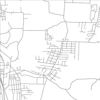 ROAD MAP OF WHEELERSBURG, OHIO BY MAPBAKES