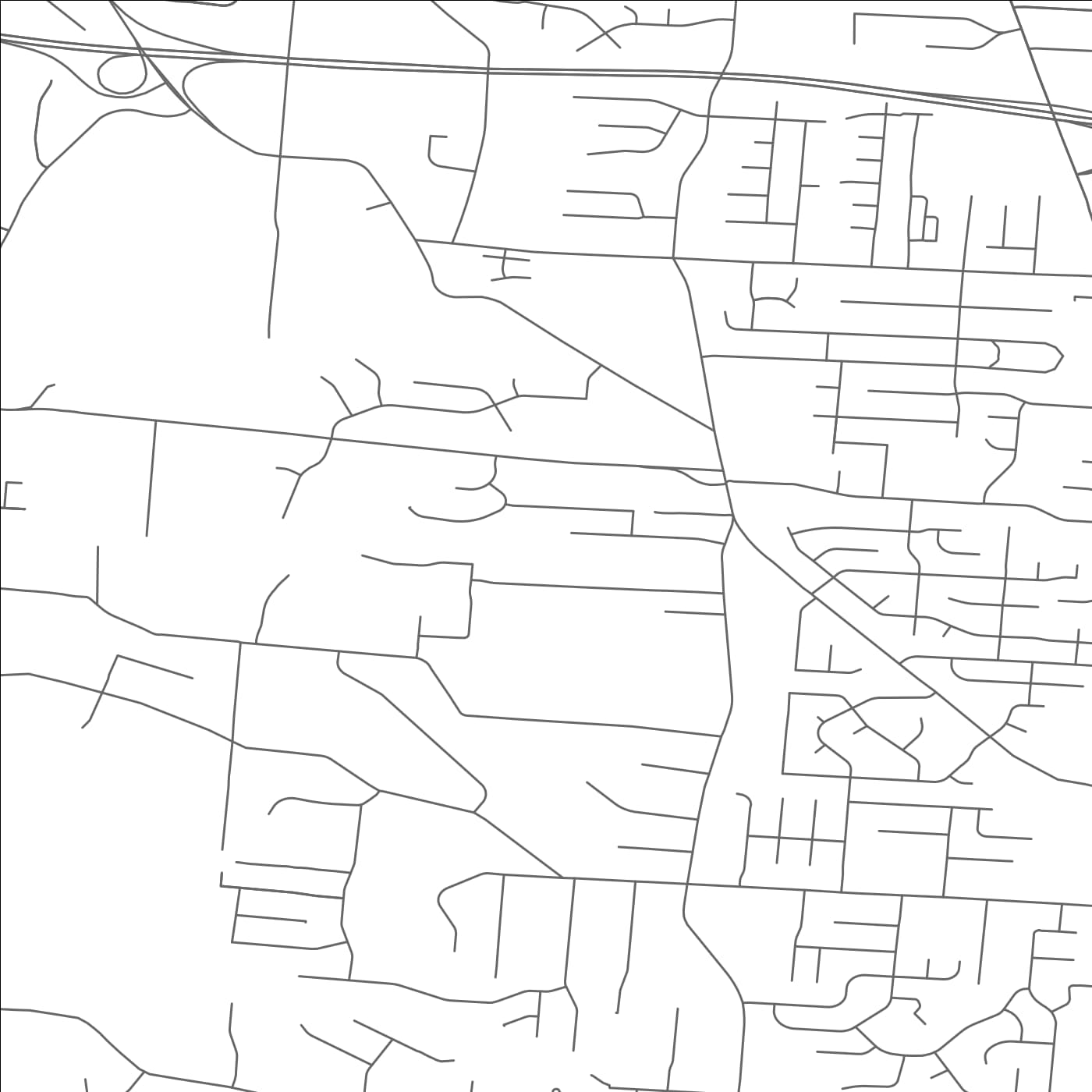 ROAD MAP OF WHITE OAK, OHIO BY MAPBAKES