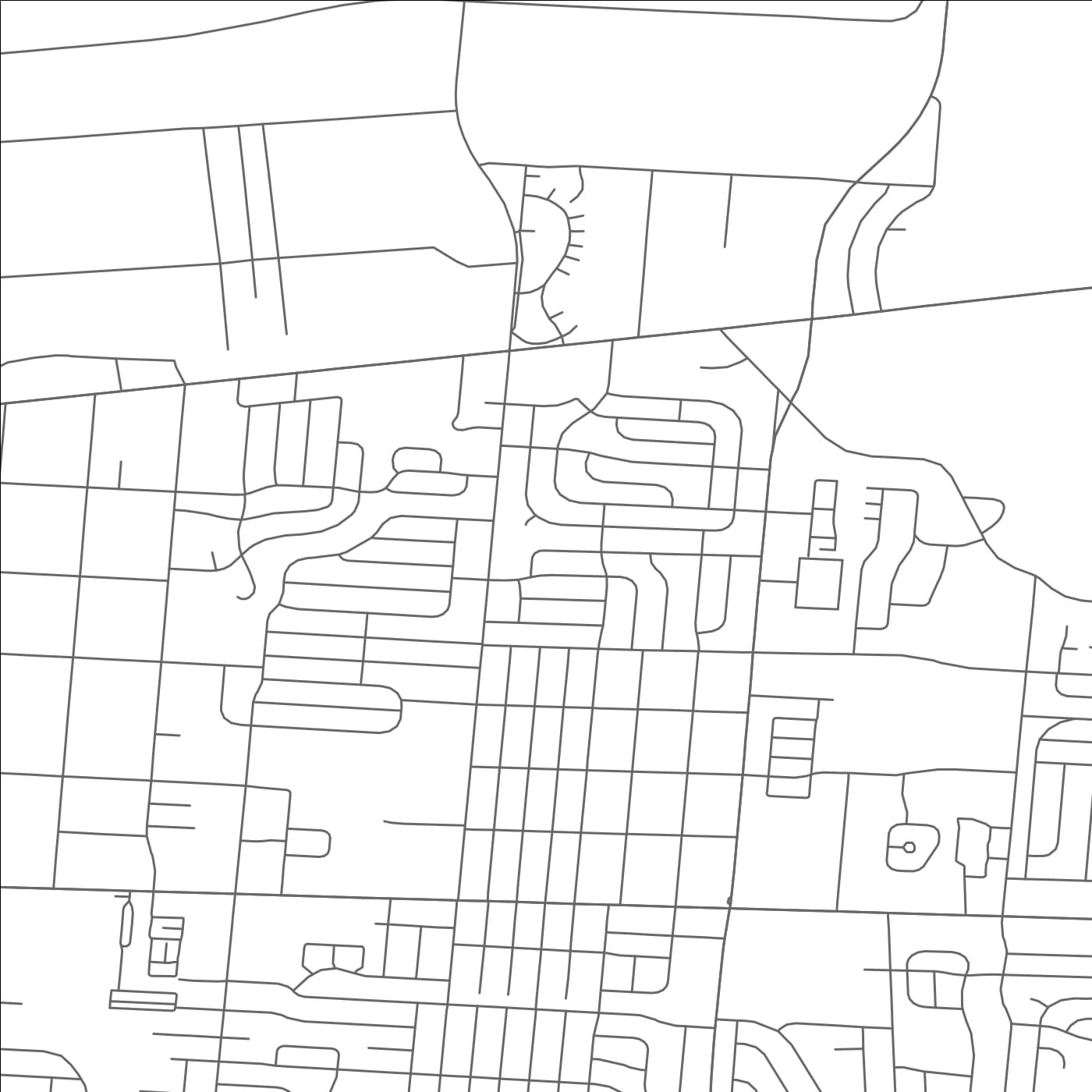 ROAD MAP OF WHITEHALL, OHIO BY MAPBAKES