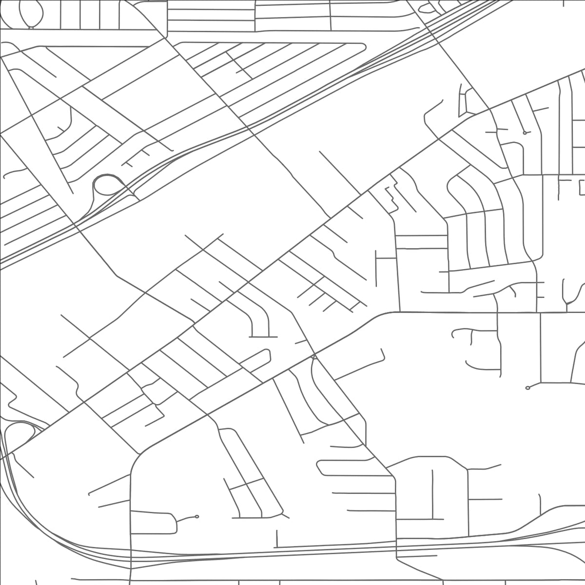 ROAD MAP OF WICKLIFFE, OHIO BY MAPBAKES