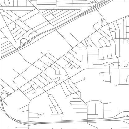 ROAD MAP OF WICKLIFFE, OHIO BY MAPBAKES