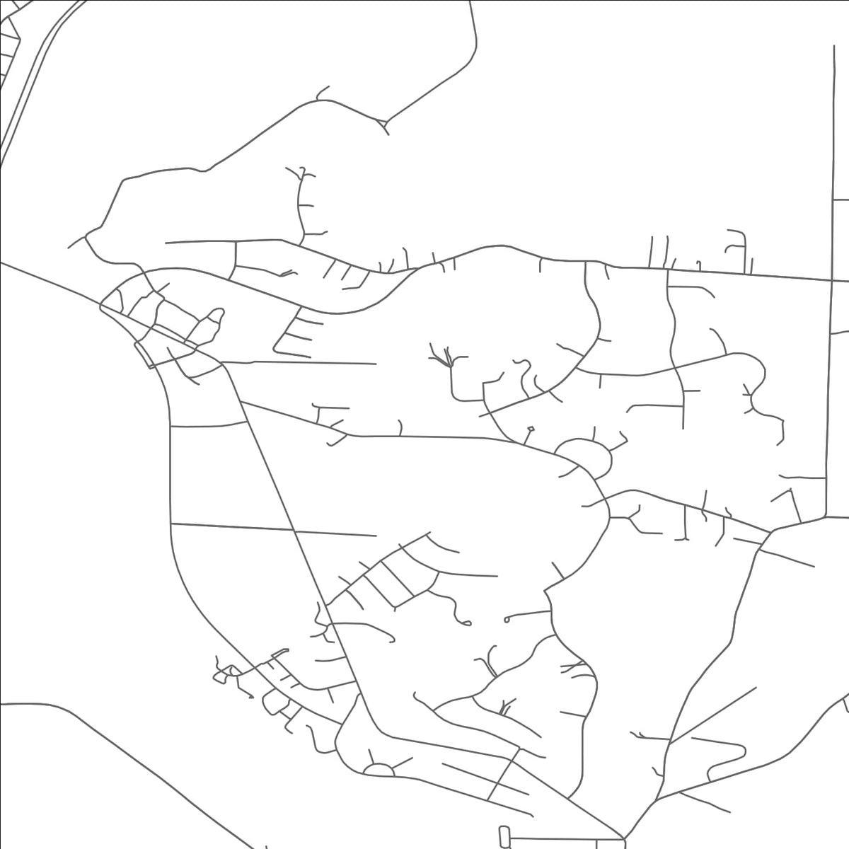 ROAD MAP OF WILKSHIRE HILLS, OHIO BY MAPBAKES