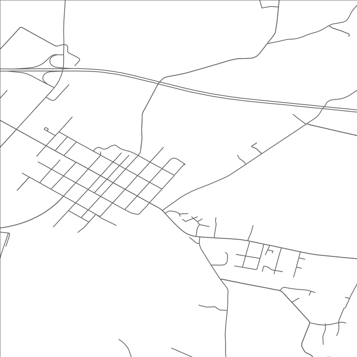 ROAD MAP OF WILLIAMSBURG, OHIO BY MAPBAKES