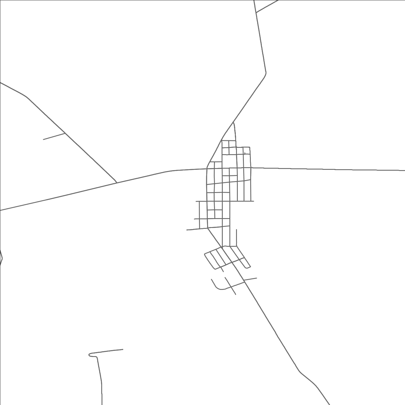 ROAD MAP OF WILLIAMSPORT, OHIO BY MAPBAKES