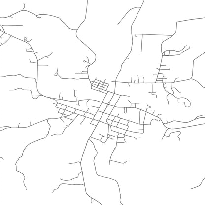 ROAD MAP OF WOODSFIELD, OHIO BY MAPBAKES