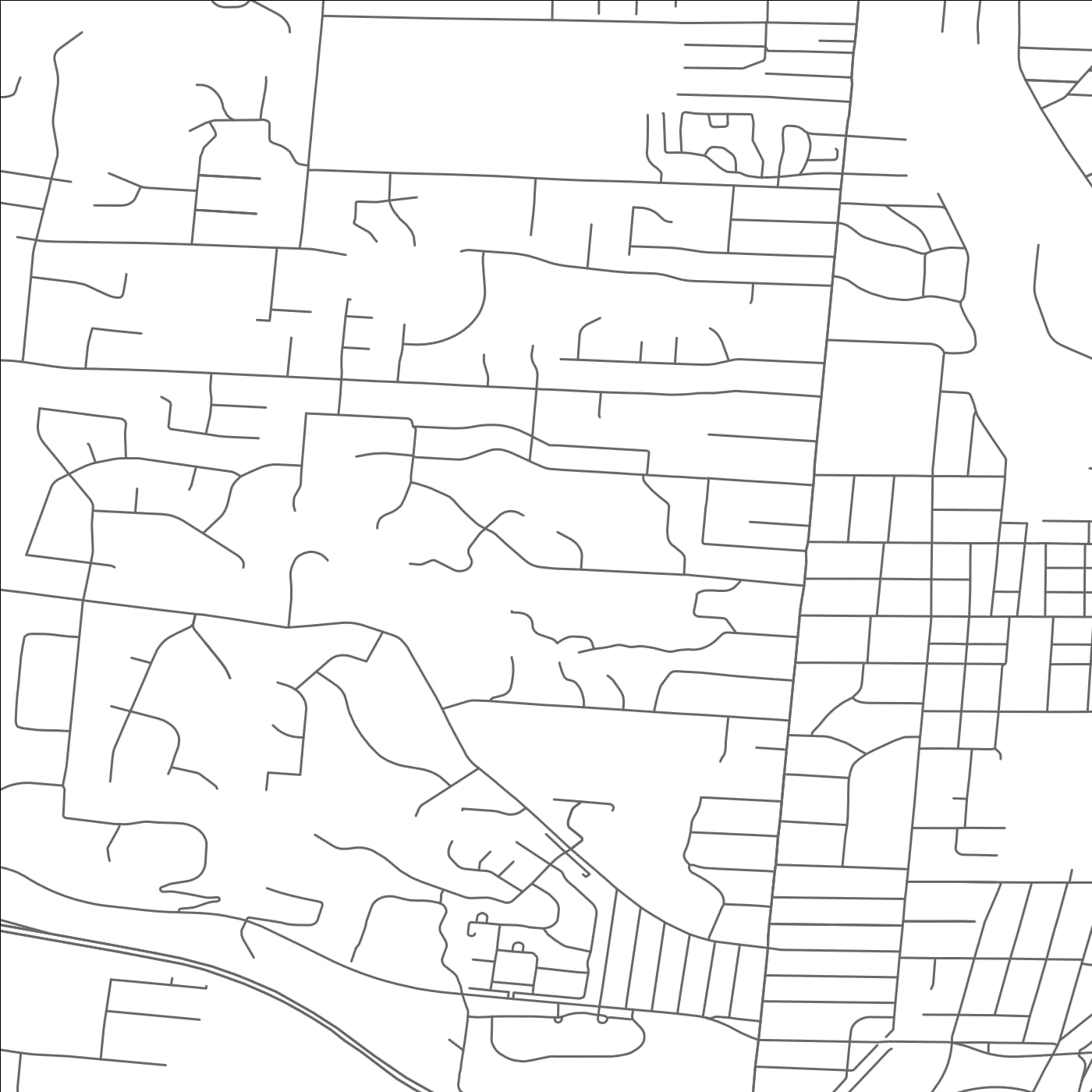 ROAD MAP OF WYOMING, OHIO BY MAPBAKES