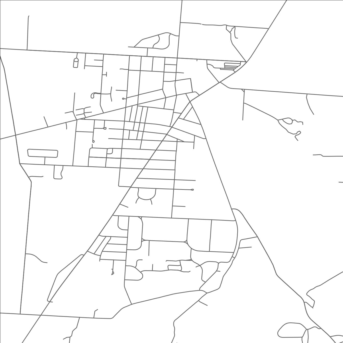 ROAD MAP OF YELLOW SPRINGS, OHIO BY MAPBAKES