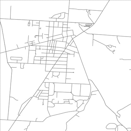 ROAD MAP OF YELLOW SPRINGS, OHIO BY MAPBAKES