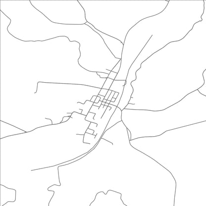 ROAD MAP OF ZALESKI, OHIO BY MAPBAKES