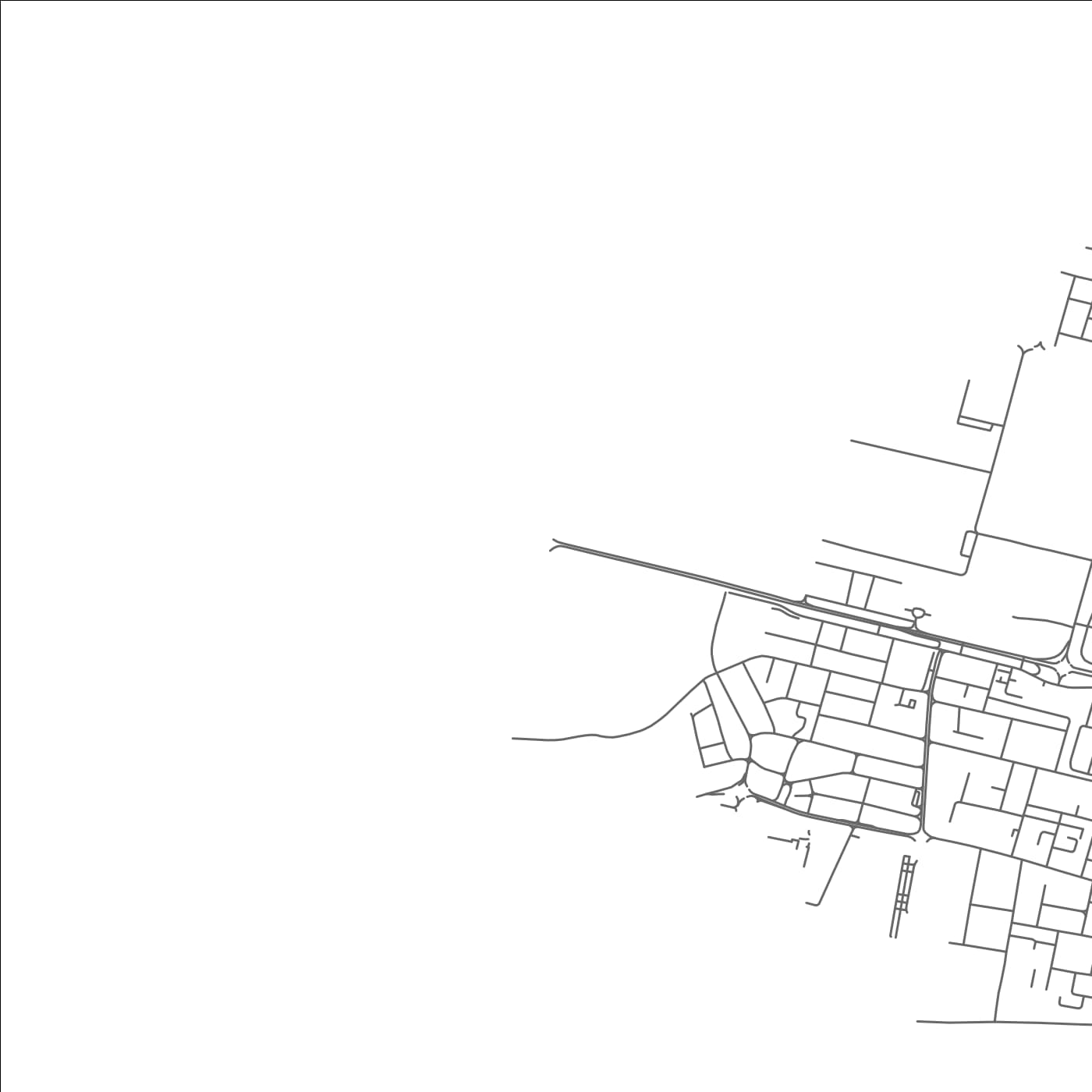 ROAD MAP OF AL BURAYMI, OMAN BY MAPBAKES