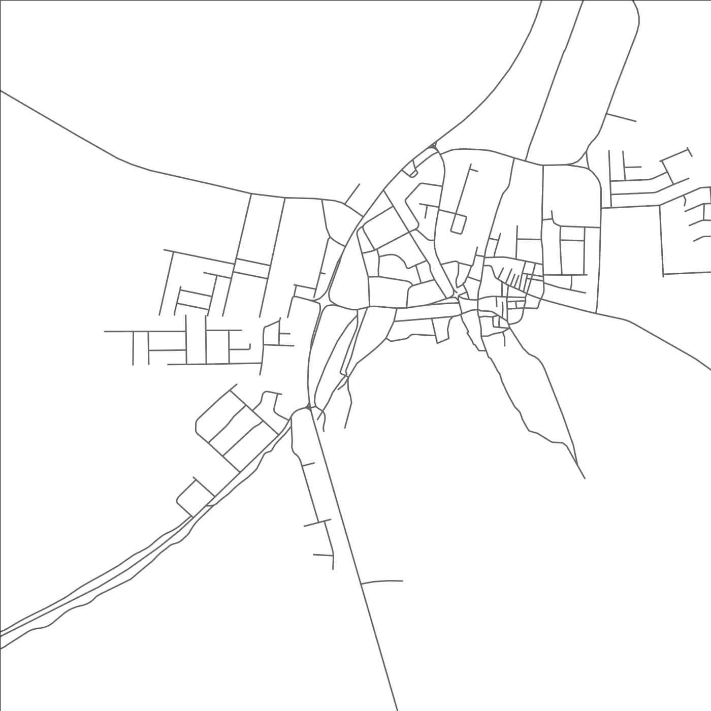 ROAD MAP OF AL MUDAYBI, OMAN BY MAPBAKES