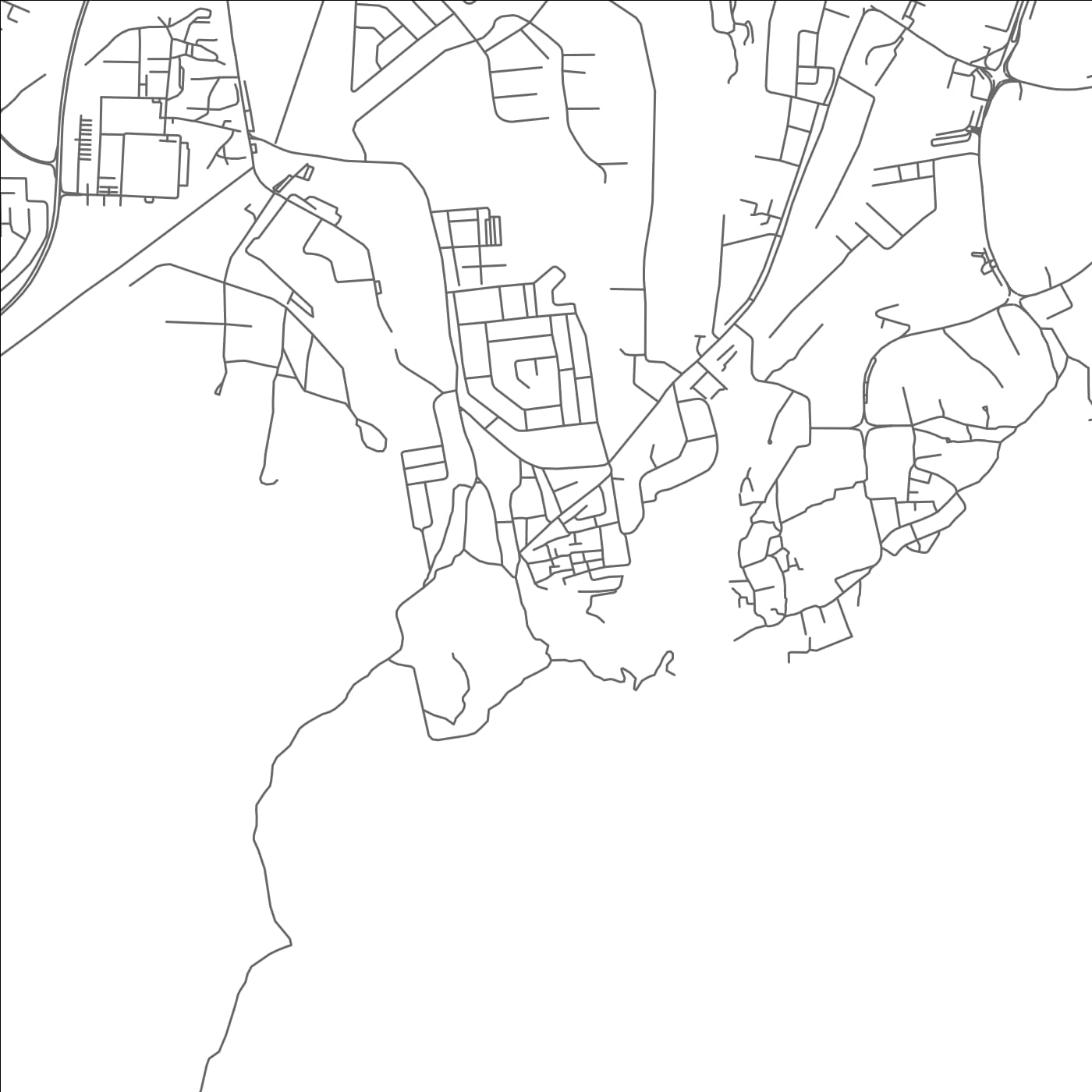 ROAD MAP OF BAWSHAR, OMAN BY MAPBAKES