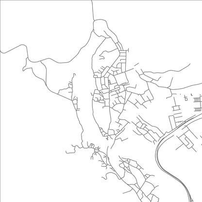 ROAD MAP OF FANJA', OMAN BY MAPBAKES