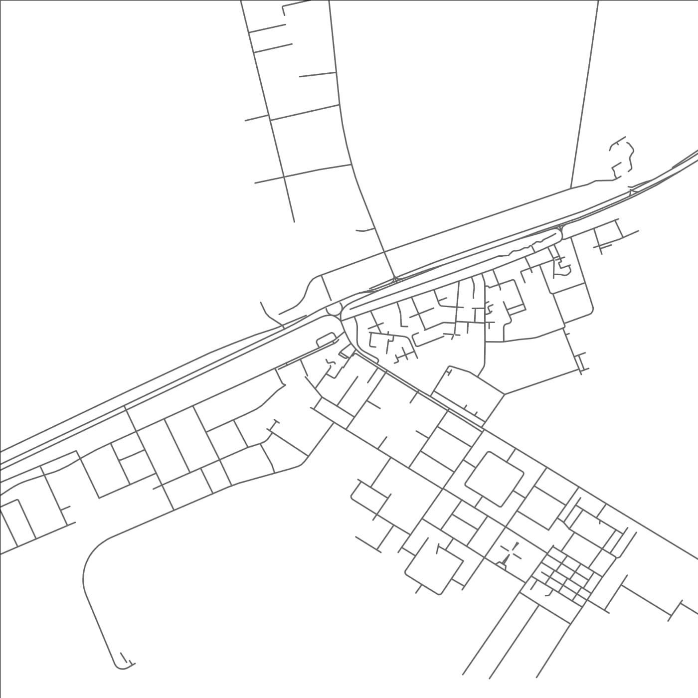 ROAD MAP OF HAYMA', OMAN BY MAPBAKES