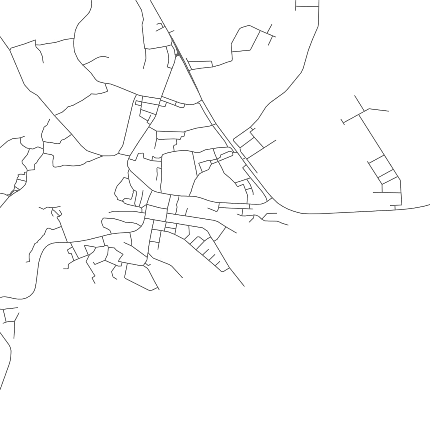 ROAD MAP OF IBRA', OMAN BY MAPBAKES