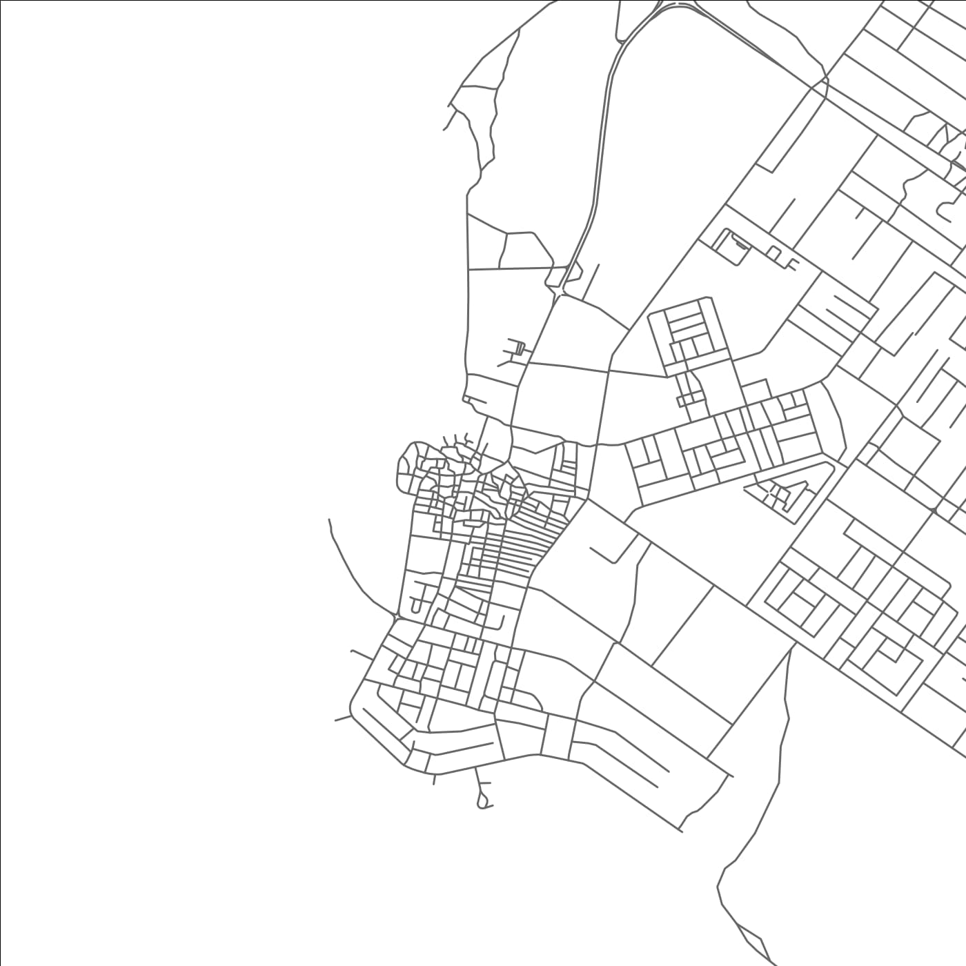 ROAD MAP OF MIRBAT, OMAN BY MAPBAKES