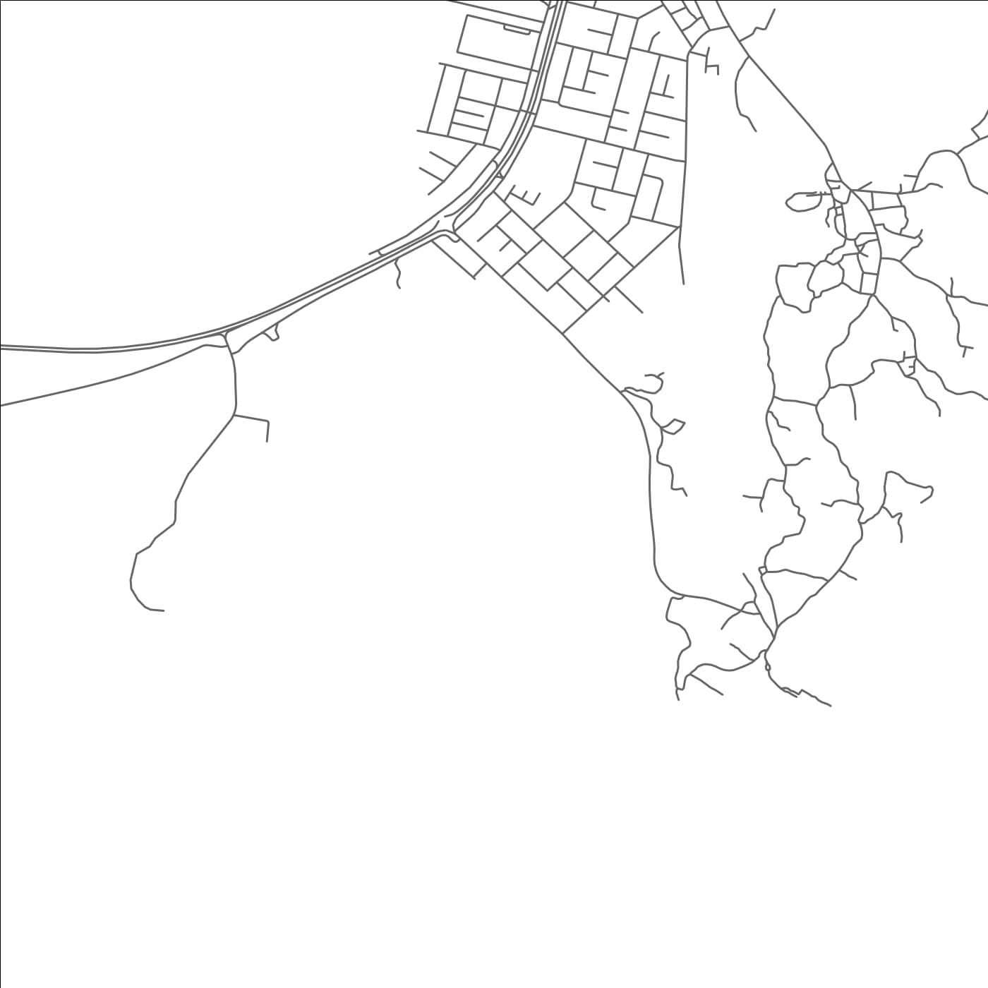 ROAD MAP OF NAKHAL, OMAN BY MAPBAKES