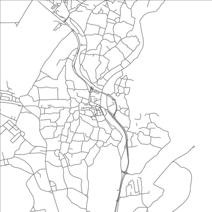 ROAD MAP OF NIZWA, OMAN BY MAPBAKES