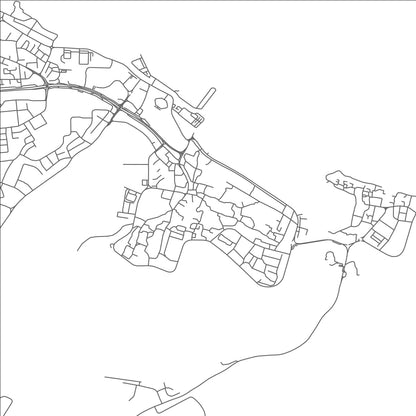 ROAD MAP OF SUR, OMAN BY MAPBAKES