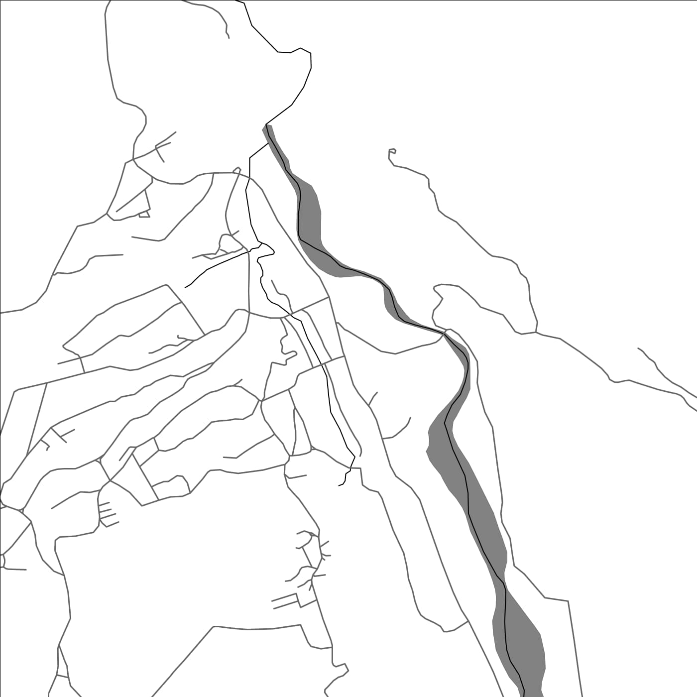 ROAD MAP OF BULOLO, PAPUA NEW GUINEA BY MAPBAKES