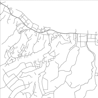 ROAD MAP OF KOKOPO, PAPUA NEW GUINEA BY MAPBAKES