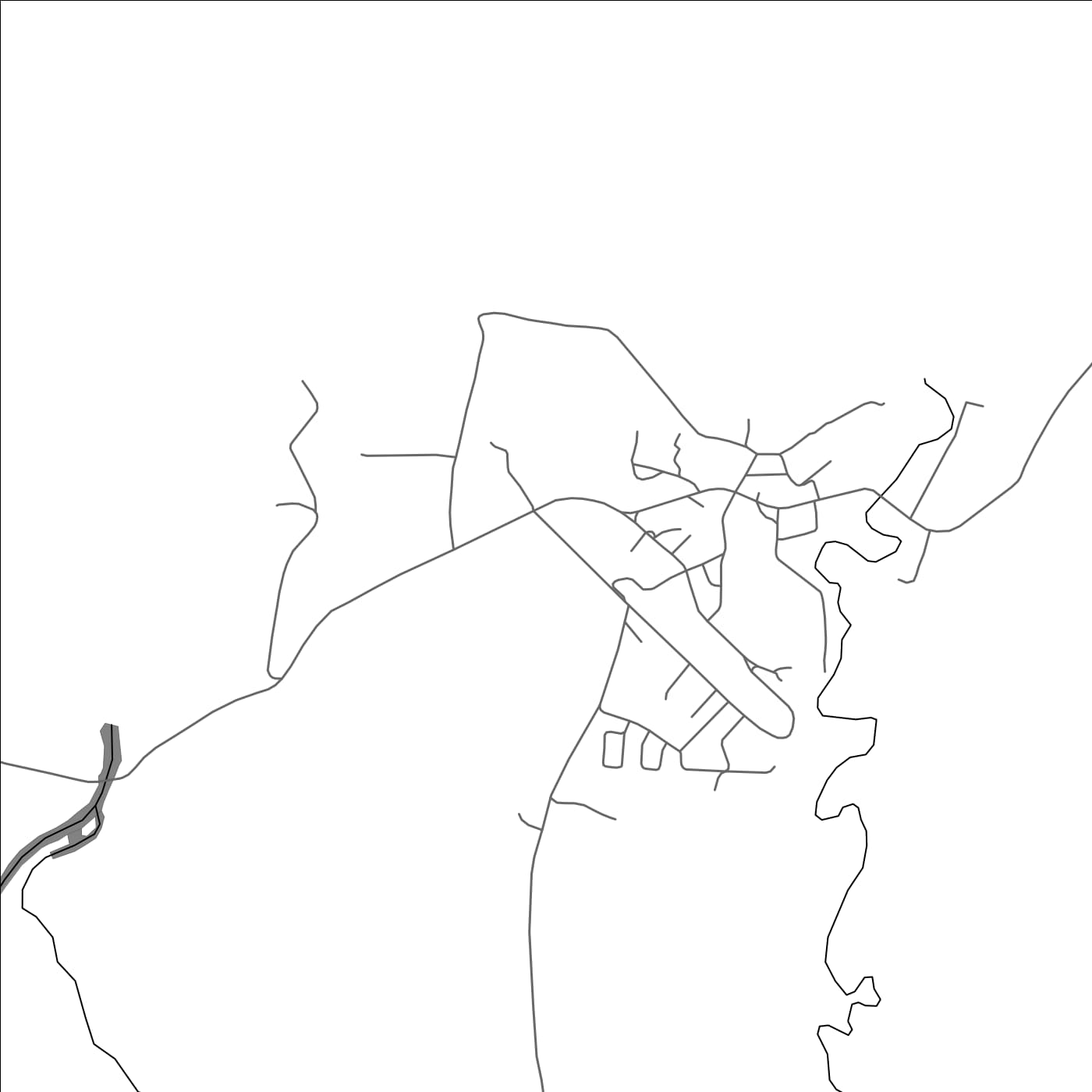 ROAD MAP OF NAMATANAI, PAPUA NEW GUINEA BY MAPBAKES