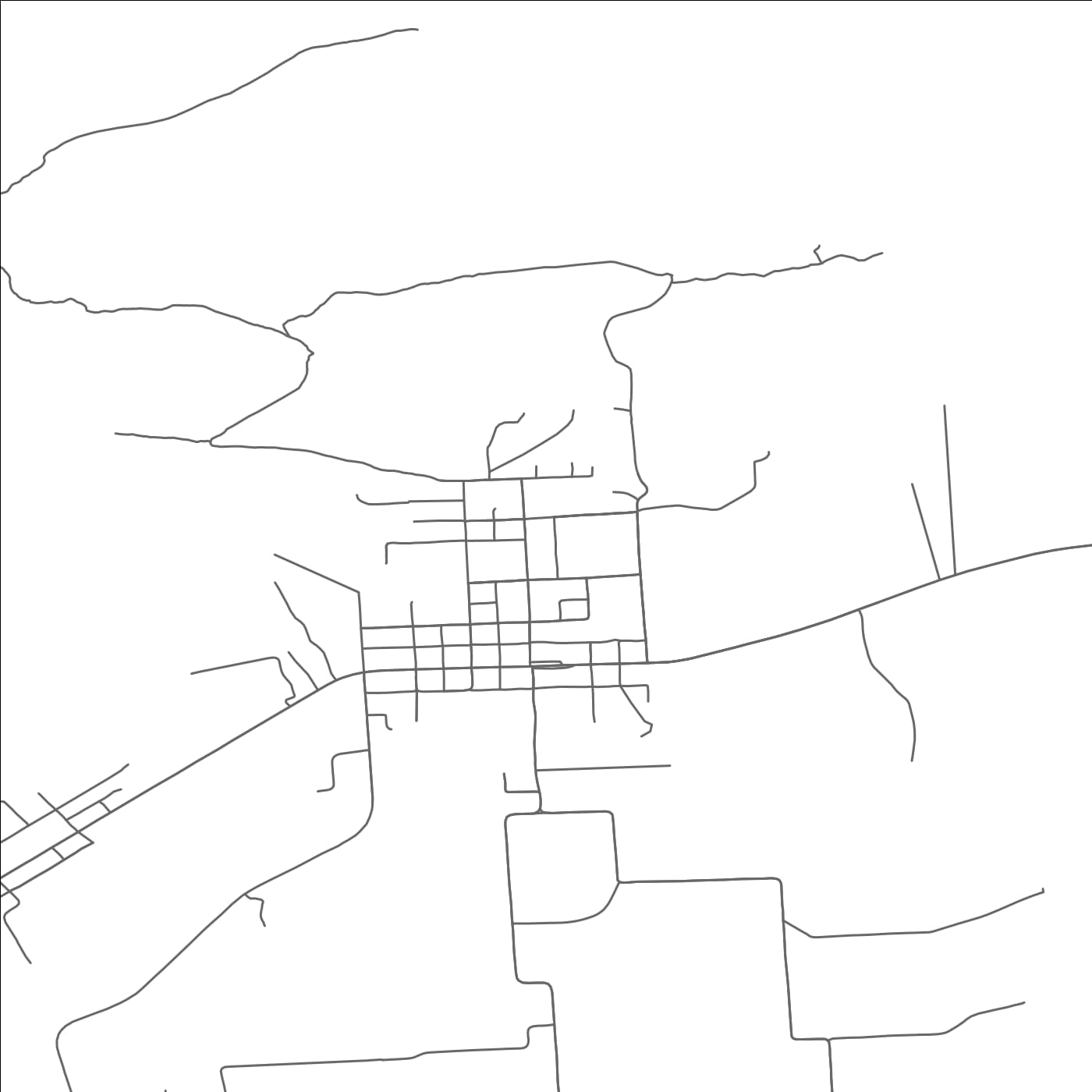 ROAD MAP OF AARONSBURG, PENNSYLVANIA BY MAPBAKES