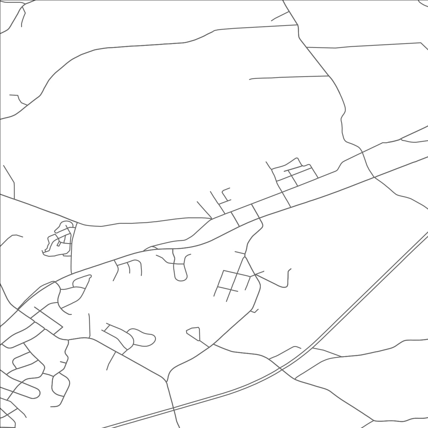 ROAD MAP OF ADAMSTOWN, PENNSYLVANIA BY MAPBAKES