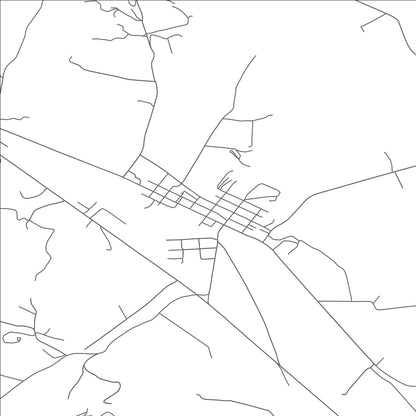 ROAD MAP OF ALEXANDRIA, PENNSYLVANIA BY MAPBAKES