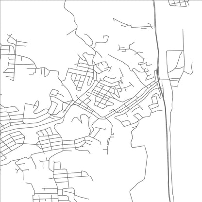 ROAD MAP OF ALIQUIPPA, PENNSYLVANIA BY MAPBAKES