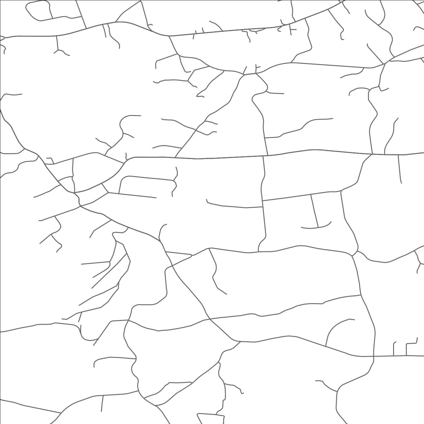 ROAD MAP OF ALLEGHENYVILLE, PENNSYLVANIA BY MAPBAKES