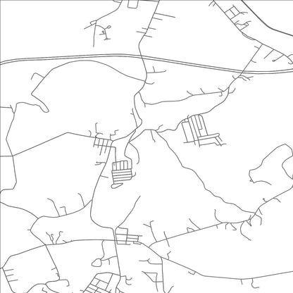 ROAD MAP OF ALLISON, PENNSYLVANIA BY MAPBAKES
